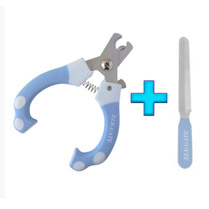 Tagliaunghie Professionale per Animali Domestici in Acciaio Inossidabile con Manici Antiscivolo, Comodo Tagliaunghie e Forbici con Lima per Unghie - Product Image 3