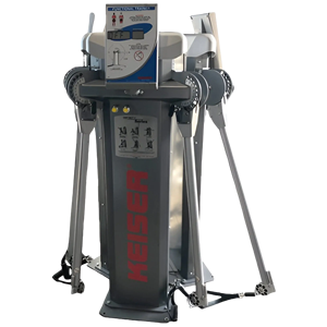 เครื่องออกกำลังกายเอนกประสงค์รุ่น Keiser Infinity Triple Functional Trainer แบบรีแมนูแฟคเจอร์ สำหรับการฝึกความแข็งแรงทั่วร่างกายในร่มแบบหลายสถานี - Product Image 1