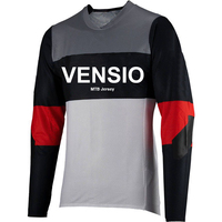 Vente directe du fabricant en gros, maillot de vélo de descente unisexe personnalisé, % polyester, séchage rapide et respirant, service OEM