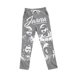 <b>Men</b>’s Premium 100%Cotton Sweatpants Slim Fit Joggers <b>Elastic</b> Waist Streetwear Gym High Quality Casual <b>Trousers</b> - Product Image 1