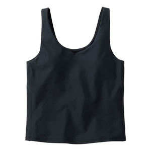 Vêtements streetwear pour femmes, ensemble court personnalisé d'été, débardeur uni, vente en gros, hauts courts de haute qualité, 100% coton - Product Image 2