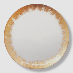 Assiette de Chargeur Ronde en Métal, Design Tendance, pour Dessert et Nourriture, Vaisselle de Table, Restaurant et Hôtel - Product Image 1