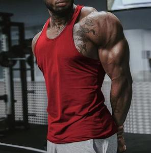 เสื้อกล้ามออกกำลังกายผ้าโพลีเอสเตอร์ระบายอากาศได้ดีสำหรับผู้ชายเสื้อกล้ามแขนกุดแบบลำลองสำหรับเล่นยิมโลโก้ - Product Image 1