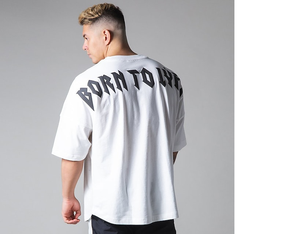 Camisetas de algodón de talla grande para hombre, camisetas informales de manga corta personalizadas con logotipo personalizado transpirable antiarrugas - Product Image 4