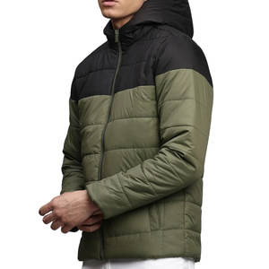 Chaqueta Acolchada para Hombre al por Mayor, Chaqueta Acolchada de Color Sólido, Logotipo Personalizado, Cálida, Gruesa, Resistente al Viento, Aislamiento Invernal y Estilo Moderno - Product Image 5