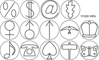 Ensemble de 27 poinçons en acier à motifs de base, qualité industrielle, multi-usages pour outils et composants, support OEM personnalisé YC YC612