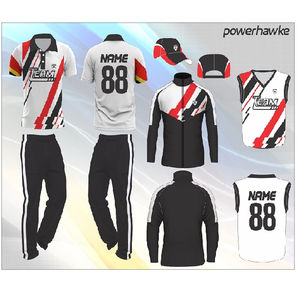 Powerhawke ชุดคริกเก็ต,เสื้อเจอร์ซีย์คอปกแขนเต็มชุดพร้อมจัมเปอร์คริกเก็ตและแจ็คเก็ตสีสวยดีไซน์ล่าสุดปี2022 - Product Image 2