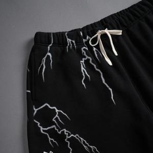 400Gsm Heavyweight French Terry Cintura elástica Acid Wash Sweat Shorts Sun Faded Shorts para hombres Pantalones cortos para hombres - Product Image 5