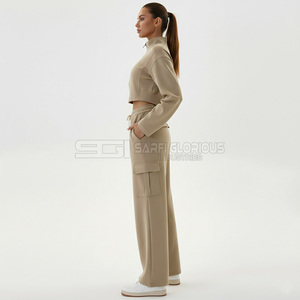 Conjunto Deportivo Casual de Verano para Mujer, de Dos Piezas con Cremallera, Ropa Deportiva SGI - Product Image 2