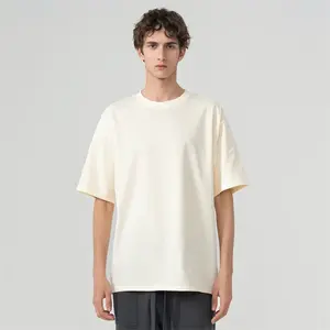 เสื้อยืดแขนสั้นผ้าฝ้ายสำหรับผู้ชายพิมพ์ลายดิจิทัลแนว100% สั่งทำได้ - Product Image 5