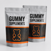 Sachets Doypack Ziplock en gros pour compléments alimentaires gélifiés, qualité alimentaire, étanches à l'humidité, emballage personnalisable pour lait, aliments pour animaux de compagnie, chewing-gum
