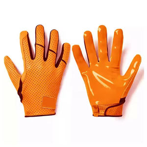Gants de receveur de football de qualité supérieure avec une adhérence améliorée, design flexible pour les joueurs jeunes et adultes, entraînement et matchs - Product Image 1