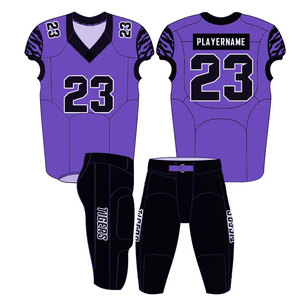 Top qualité disponible différentes tailles et conception uniforme américain léger confortable tissu équipe porter uniforme de football - Product Image 2