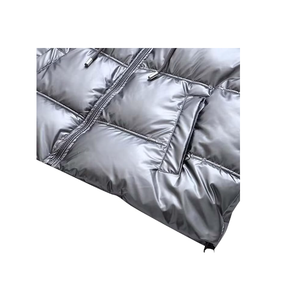 Chaqueta Corta Acolchada de Invierno para Mujer, Personalizable, de Alta Calidad, con Capucha, Cierre de Cremallera, Impermeable, Cómoda, para Uso Diario y al Aire Libre - Product Image 6