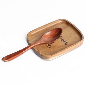 Soporte de cuchara de madera de mango para cocina Soporte de cuchara de madera suave para estufa - Product Image 6