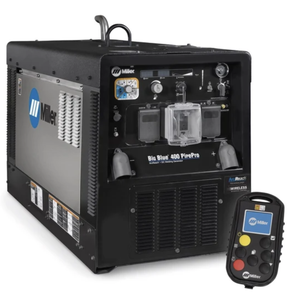 Lujo asequible, excelencia asequible: Millers Big Blue 400 PipePro (Mitsubishi) de acero inoxidable con control de interfaz inalámbrica - Product Image 2