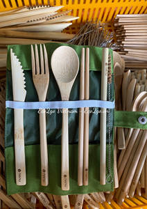 The Best Sustainable and Reusable BAMBOO CUTLERY SETS with Customized logo 100% Natural Bamboo From Eco2go Vietnam - Product Image 6