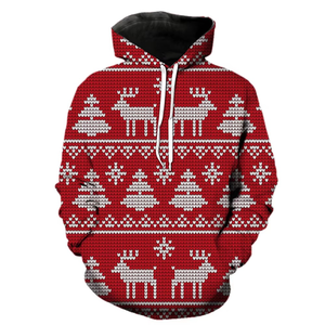 Festive Christmas Hoodie for <b>Women</b> Warm <b>Santa</b> Print Hoodie Winter Style <b>Outfit</b> Fashion Anti Wrinkle breathable hoodies for woman - Product Image 1