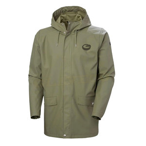 Abrigo de lluvia largo para hombre más vendido Ropa de moda cómoda para uso al aire libre con cuello con capucha - Product Image 1