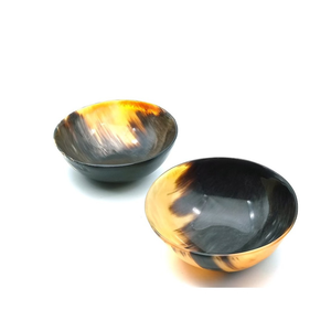 Cuencos de cuerno de búfalo de Navidad hechos a mano, venta al por mayor, diseño natural y materiales, cuenco de bocadillo de cuerno con logotipo personalizado, cuenco de cuerno Premium - Product Image 3