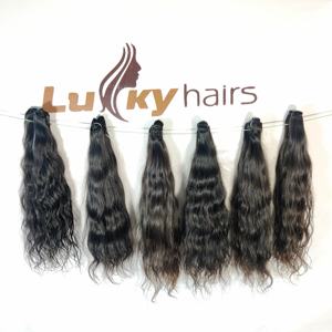 100% extensiones de cabello Remy indio natural virgen sin procesar con estilo de onda de agua - Product Image 3