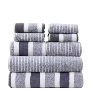 Ensemble de serviettes de bain à imprimé personnalisé pour la maison et les hôtels Serviette de plage en coton tissé rayé Serviette de plage turque à vendre à un prix abordable - Product Image 2