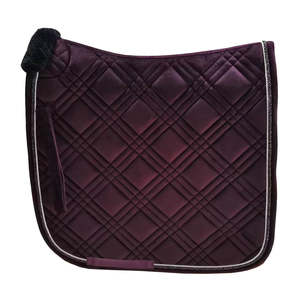 Selle anglaise de luxe haut de gamme personnalisée avec fourrure |   Selle de dressage en coton pour cheval - Product Image 2