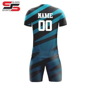 Uniforme de football respirant personnalisé d'usine professionnel pour l'entraînement d'équipe porter des vêtements de sport de maillot de compétition - Product Image 2