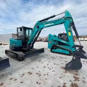 Mini-excavatrice sur chenilles Sunward SW60UF, excavatrice compacte de 3,5 tonnes pour travaux de construction et agricoles - Product Image 1