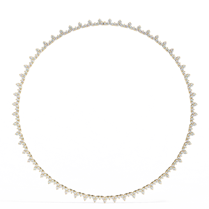 Collier pendentif en diamant Offre Spéciale 5.13ct cultivé en laboratoire avec chaîne de tennis en or massif 18 carats bijoux fins personnalisés pour les mariages - Product Image 1