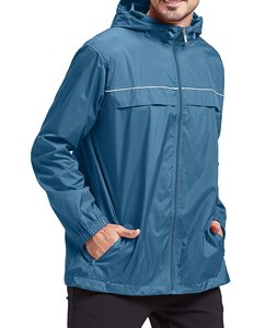 Outdoor Custom Logo Nolyn Waterproof Zipper Windbreaker <b>Men</b> Windbreaker <b>Jacket</b> - Product Image 4