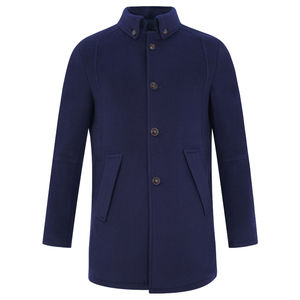 100% Woolen Customizable Embroidered Plum <b>Jacket</b> Slim Regular Fit Winter Size <b>Smart</b> <b>Casual</b> Button Collar with Front Logo - Product Image 1