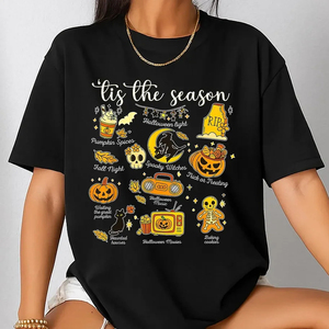 เสื้อฮาโลวีนวินเทจ Tis The Season เสื้อยืดเครื่องแต่งกายฮาโลวีน Y2K - Product Image 2