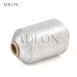 Hilo Metálico de Cobre Personalizado 2*20D, Tipo MX, con Purpurina Plateada Jacquard para Bordado y Costura, Alta Tenacidad - Product Image 4