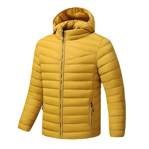 Veste matelassée personnalisée élégante pour homme, en duvet matelassé, grande taille, sur mesure, chaude, pour l'hiver, vestes pour hommes, vente en gros - Product Image 2