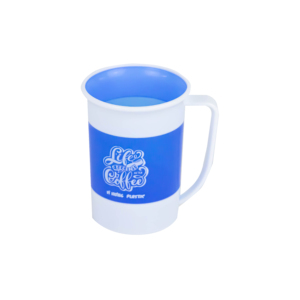 BPA-Free Printed <b>Plastic</b> Coffee Mug Two-Tone Reusable <b>Drinking</b> <b>Cup</b> Side Handle School Canteen Family Dining Tableware Bulk - Product Image 3