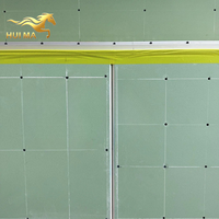 Plaque de plâtre imperméable certifiée CE 12,5 mm 2400x1200 mm ASTM C1396, plaque de plâtre résistante à l'humidité pour murs et plafonds