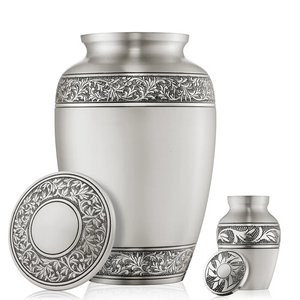 Urne funéraire moderne en aluminium, durable, de couleur violette, pour les cendres humaines, occasion de mariage, capacité de 1 à 2 litres - Product Image 2