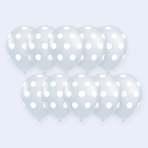 Globos Transparentes con Lunares para Fiesta, 12 Piezas en Bolsa, Decoraciones para Fiestas - Product Image 1
