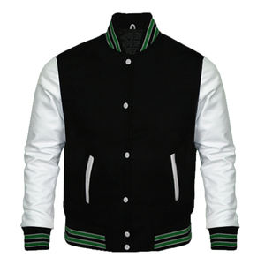 Venta al por mayor de chaqueta de los hombres personalizado de todos los colores de impresión de pantalla logotipo casual Varsity chaqueta para los hombres bordado Logo patrón de gran oferta - Product Image 1