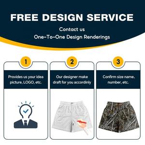 Pantalones cortos de malla para hombre, Top corto de secado rápido sólido para jóvenes de baloncesto de alta calidad con cordón de poliéster deportivo con estampado personalizado completo - Product Image 5