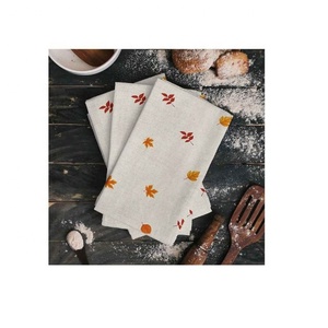 Azul blanco Jacquard bordado rayas absorción de agua Digital de moda lavable a máquina 100% algodón Golf juegos de toallas de cocina - Product Image 4