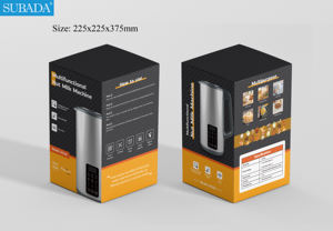 Fabricante de <span class=keywords><strong>leche</strong></span> de almendras caliente/fría de 1200ml con 12 cuchillas SS potente licuadora de alta velocidad para nueces/<span class=keywords><strong>avena</strong></span>/máquina de <span class=keywords><strong>leche</strong></span> de soja de coco - Product Image 5