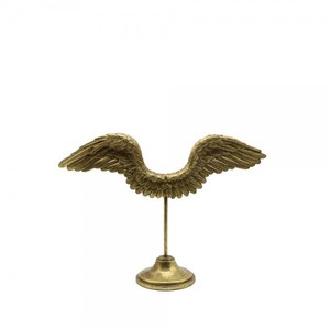 Escultura de pájaro de Canto de Metal en soporte, decoración para el hogar y la Oficina, mesa de pie, adornos de escultura abstracta, gran oferta - Product Image 3