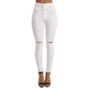 Pantalones Vaqueros de Mezclilla para Mujer, Cintura Media, Corte Recto, con Cordón Ajustable, para Uso Diario en Invierno, Estilo Casual y Elegante, Marca KATBROS INDUSTRY - Product Image 4