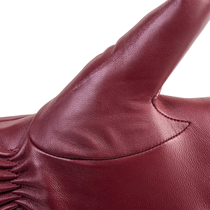 Meilleurs gants de mode en cuir de qualité supérieure Produit respirant Gants de mode en cuir ultra doux au toucher pour le tarif de gros des femmes - Product Image 4