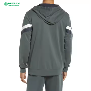 OEM Sweats à capuche personnalisés avec fermeture éclair en cristal strass Vêtements décontractés à impression thermique Streetwear délavé à l'acide Vintage sweats à capuche zippés - Product Image 3