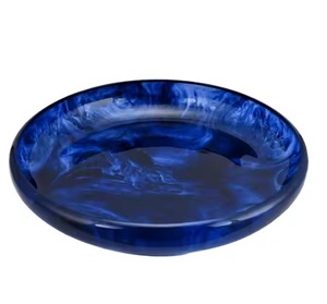 ชามเรซินอีพ็อกซี่ทำมือชิ้นศิลปะตกแต่งที่ไม่ซ้ำกันสำหรับบ้านสำนักงานหรือของขวัญการออกแบบชามอะคริลิครูปมหาสมุทร - Product Image 4