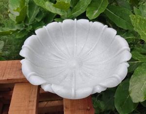 Dernier modèle de bol en marbre blanc très vendu bol de service décoratif de table de luxe pour la maison hôtel restaurants bol de table - Product Image 5