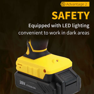 Perceuse-visseuse sans fil bon marché 18V 20V 21V machine à couple élevé ensemble d'outils électriques outils à main 24V - Product Image 6